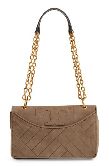 Tory Burch Alexa Leather Shoulder Bag - Green