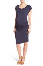 Women's Lab40 'toni' Maternity/nursing Midi Dress