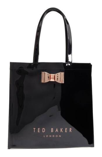 Ted Baker London Mandcon - Large Icon Pvc Tote - Black