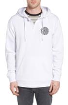 Men's Vans Checkered Quarter Zip Hoodie - White