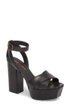 Women's Saint Laurent Farrah Platform Sandal Us / 37eu - Black