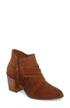 Women's Naughty Monkey Noah Block Heel Bootie .5 M - Brown