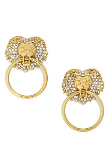 Women's Baublebar Panthera Doorknocker Earrings