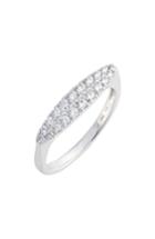 Women's Bony Levy Oval Diamond Stacking Ring (nordstrom Exclusive)