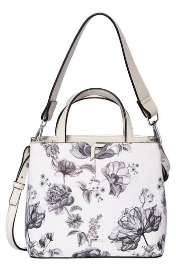 Fiorelli Argyle Faux Leather Satchel - White