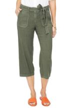 Women's Nydj Fashion Cargo Capri Pants - Green
