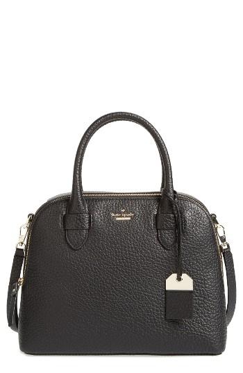 Kate Spade New York Carter Street - Small Ashleigh Leather Satchel - Black