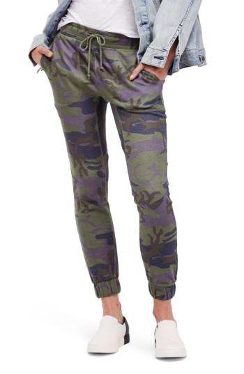 Women's Free People Camo Jogger Pants - Green