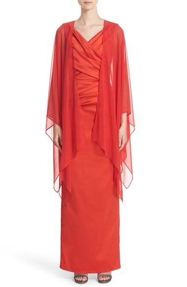 Women's Talbot Runhof Chiffon Stole