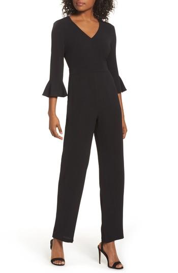 Women's Charles Henry Flare Cuff Jumpsuit