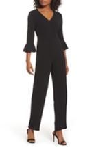 Women's Charles Henry Flare Cuff Jumpsuit