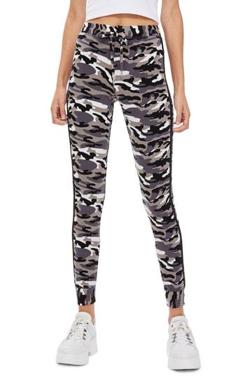 Women's Topshop Skinny Camouflage Jogger Pants