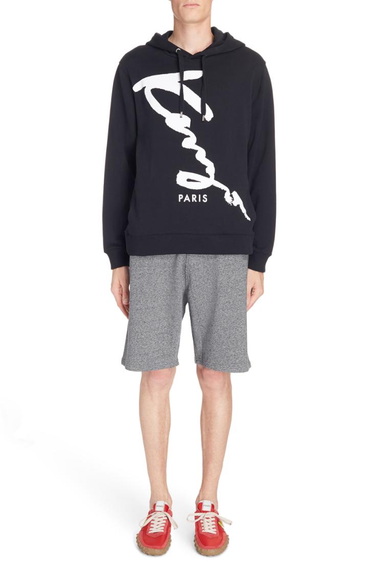 Men's Kenzo Cursive Logo Graphic Hoodie