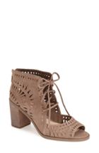 Women's Vince Camuto 'tarita' Cutout Lace-up Sandal .5 M - Grey