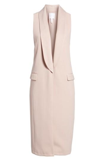 Women's Leith Tuxedo Vest, Size - Pink