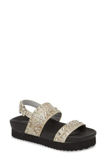 Women's Very Volatile Milan Platform Sandal B - Metallic