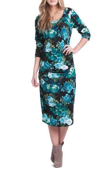 Women's Lilac Clothing Body-con Maternity Dress - Blue