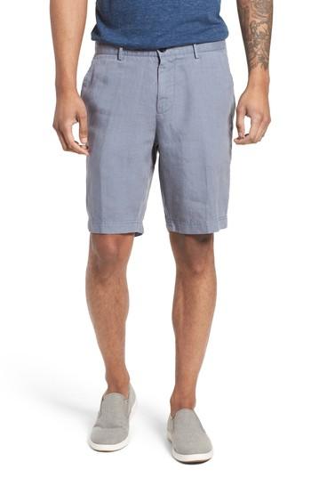 Men's Boss Crigan Linen Shorts R - Grey
