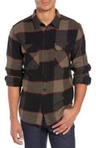 Men's Brixton Bowery Flannel Shirt - Grey