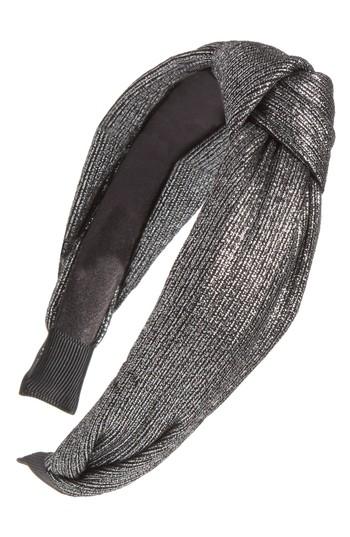 Berry Metallic Knot Headband, Size - Metallic