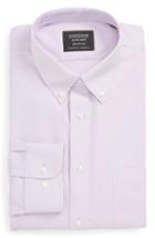 Men's Nordstrom Men's Shop Smartcare(tm) Traditional Fit Pinpoint Dress Shirt .5 32/33 - Purple