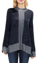 Women's Two By Vince Camuto Ribbed Contrast Sweater - Blue