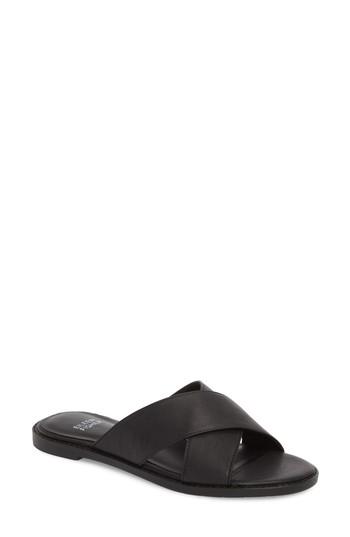 Women's Eileen Fisher Cape Slide Sandal M - Black