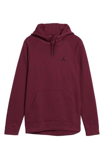 Men's Nike Jordan Sportswear Fleece Hoodie, Size - Red