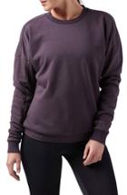 Women's Reebok Elements Washed Sweatshirt - Purple
