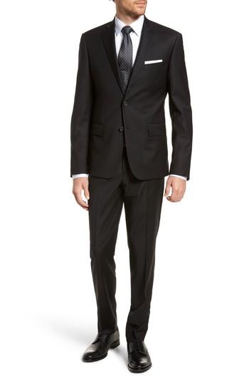 Men's Nordstrom Men's Shop Extra Trim Fit Stretch Solid Wool Suit