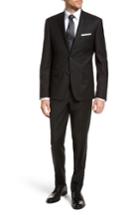 Men's Nordstrom Men's Shop Extra Trim Fit Stretch Solid Wool Suit