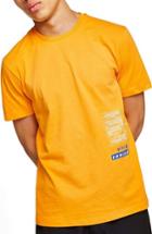 Men's Topman Oversize Refresh Graphic T-shirt - Orange