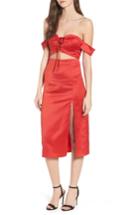 Women's Nbd Meagan Midi Dress - Red