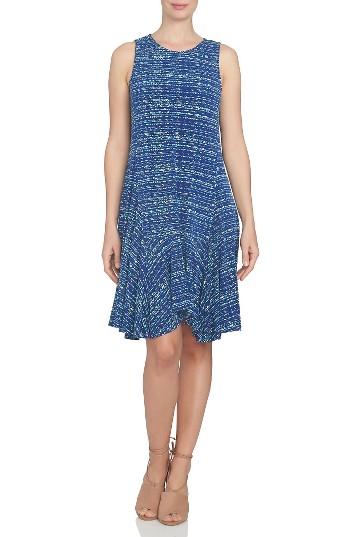 Women's Cece Handkerchief Hem Knit Shift Dress