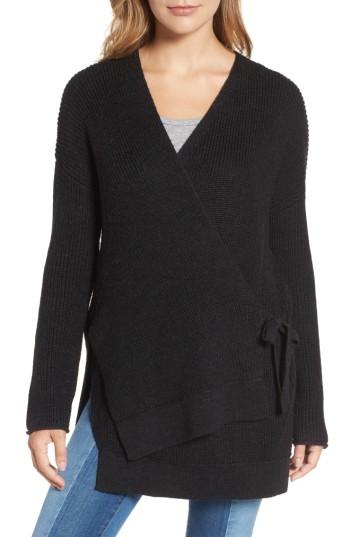 Women's Velvet By Graham & Spencer Side Tie Cardigan