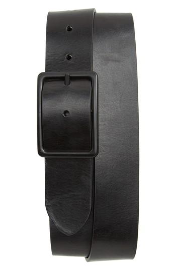 Men's 1901 Page Center Bar Leather Belt - Black