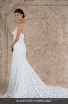 Women's Sareh Nouri Zarin Strapless Sequin Lace Trumpet Gown