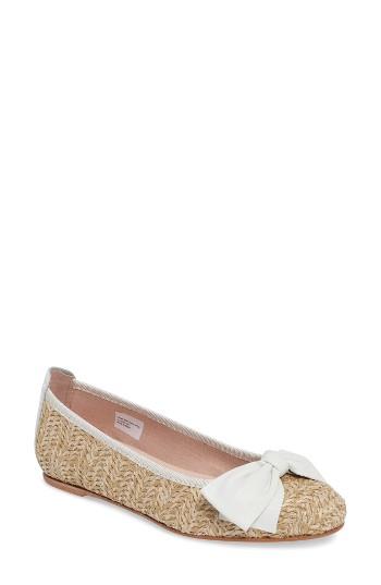 Women's Patricia Green Capri Bow Flat M - White