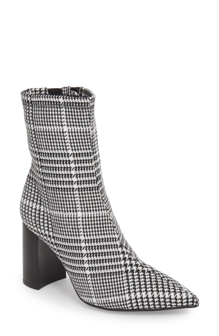Women's Jeffrey Campbell Coma Stretch Bootie .5 M - Black