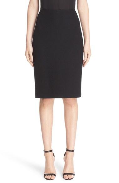 Women's St. John Collection Micro Boucle Pencil Skirt