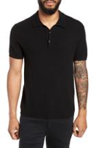 Men's Rag & Bone Tripp Slim Fit Polo, Size - Black