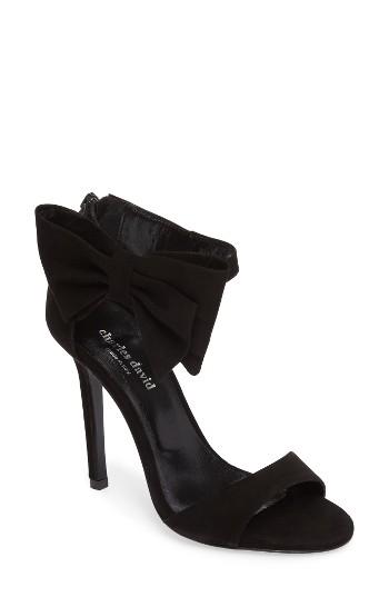 Women's Charles David Precious Bow Sandal .5 Eu - Black