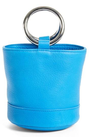 Simon Miller Bonsai 15 Calfskin Leather Bucket Bag - Blue