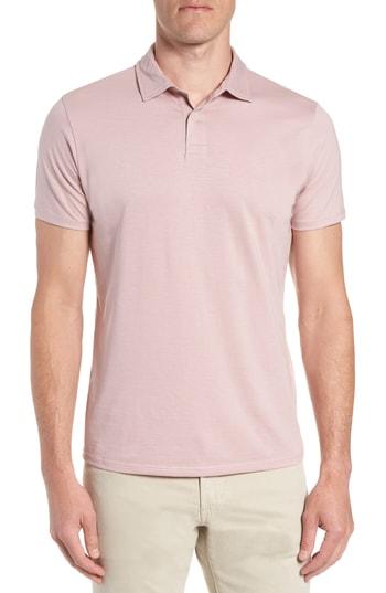 Men's Bonobos Superfine Slim Fit Polo, Size - Pink