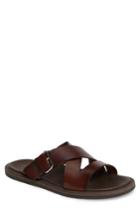 Men's Monte Rosso Vigo Buckled Slide Sandal -6.5us / 40eu - Brown