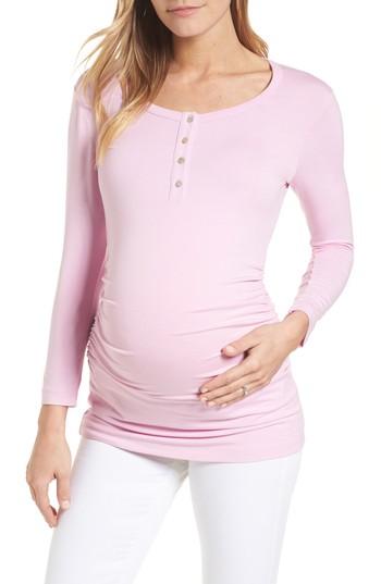 Women's Isabella Oliver Harley Maternity Top - Purple