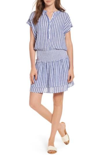 Women's Rails Jolie Stripe Blouson Dress - Blue