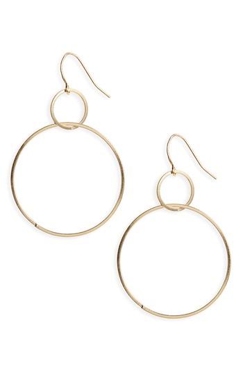 Women's Bp. Double Hoop Drop Earrings