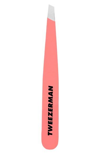 Tweezerman Mini Slant Tweezer, Size - Pink