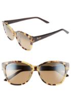 Women's Maui Jim Summer Time 54mm Polarizedplus2 Cat Eye Sunglasses - Tokyo Tortoise/ Hcl Bronze
